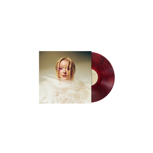 Venus Red & Black Marble Vinyl